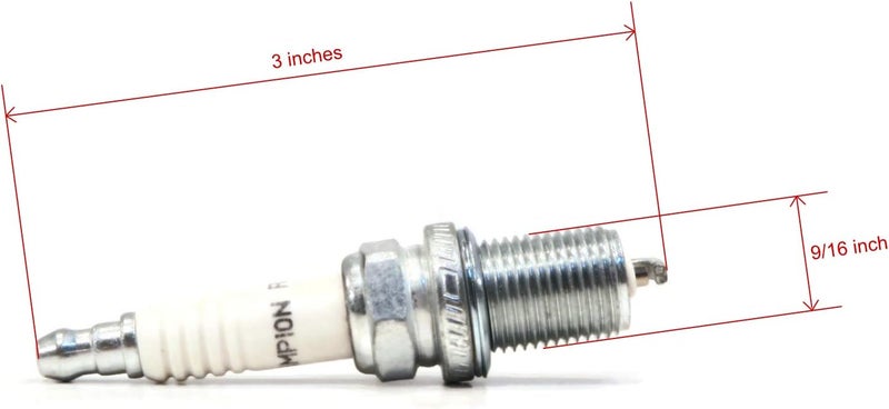 Corinth Quality Power Equipment Two (2) Champion Spark Plugs RC12YC for Most Briggs & Stratton OHV & Selected Kohler CH, CV & SV - Image 2